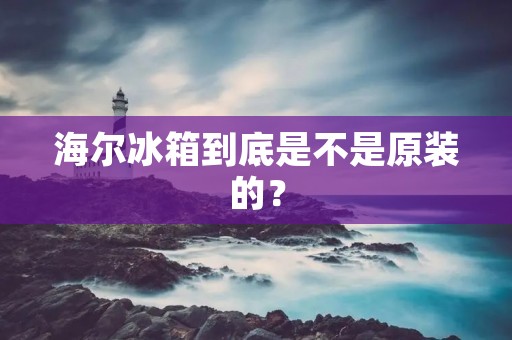 海尔冰箱到底是不是原装的？