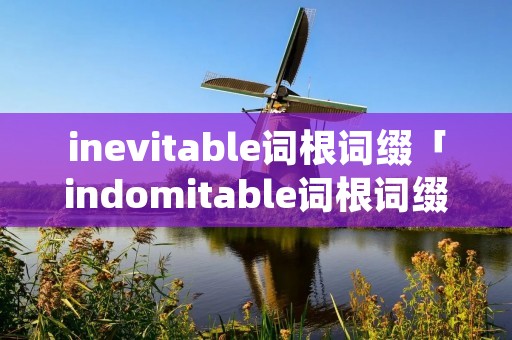 inevitable词根词缀「indomitable词根词缀」