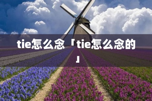 tie怎么念「tie怎么念的」