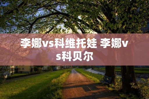 李娜vs科维托娃 李娜vs科贝尔