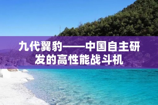 九代翼豹——中国自主研发的高性能战斗机