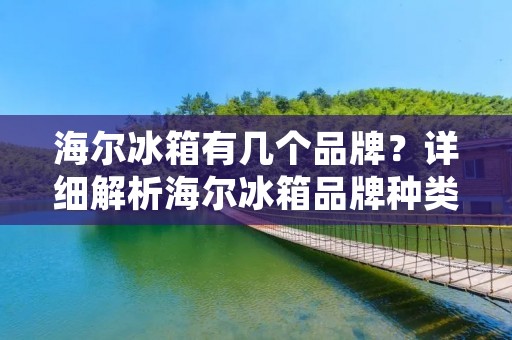海尔冰箱有几个品牌?详细解析海尔冰箱品牌种类及特点 海尔冰箱有几个品牌?详细解析海尔冰箱品牌种类及特点