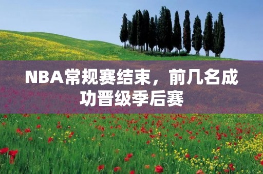 NBA常规赛结束，前几名成功晋级季后赛