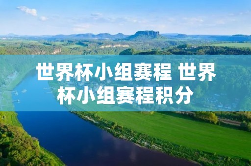 世界杯小组赛程 世界杯小组赛程积分