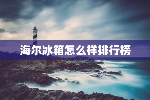 海尔冰箱怎么样排行榜：选购海尔冰箱的全面指南