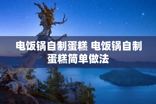 电饭锅自制蛋糕 电饭锅自制蛋糕简单做法