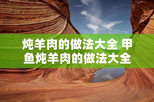 炖羊肉的做法大全 甲鱼炖羊肉的做法大全 炖羊肉的做法大全 甲鱼炖羊肉的做法大全