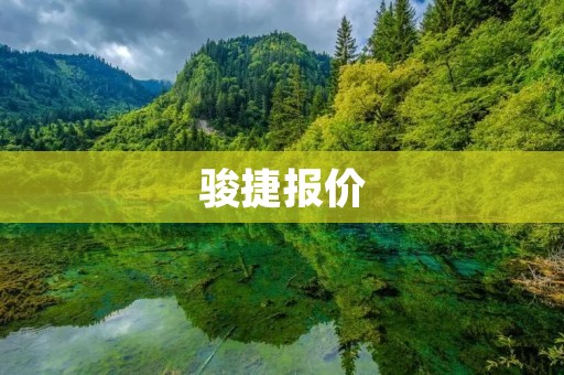 骏捷报价:高性价比的选择 骏捷报价:高性价比的选择
