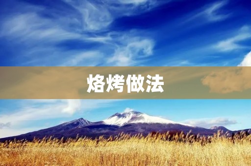 烙烤做法：让你轻松享受美食