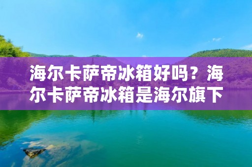 海尔卡萨帝冰箱好吗？海尔卡萨帝冰箱是海尔旗下的高端产品，以其高品质的性能和时尚的外观设计备受消费者的青睐。那么，究竟海尔卡萨帝冰箱好不好呢？接下来，我们将从多个方面对海尔卡萨帝冰箱进行详细描述。