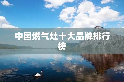 中国燃气灶十大品牌排行榜