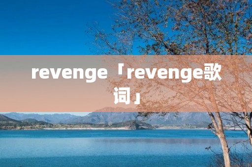 revenge「revenge歌词」