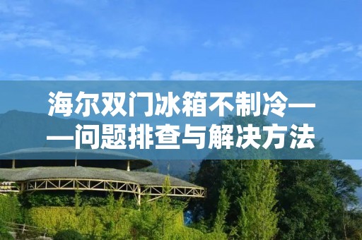 海尔双门冰箱不制冷——问题排查与解决方法