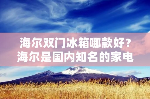 海尔双门冰箱哪款好?海尔是国内知名的家电品牌,其双门冰箱系列产品备受消费者青睐。但是,面对如此众多的产品,消费者该如何选择呢?本文将从海尔双门冰箱的品牌优势、产品特点、用户口碑等方面,为消费者提供选购参考。 海尔双门冰箱哪款好?海尔是国内知名的家电品牌,其双门冰箱系列产品备受消费者青睐。但是,面对如此众多的产品,消费者该如何选择呢?本文将从海尔双门冰箱的品牌优势、产品特点、用户口碑等方面,为消费者提供选购参考。