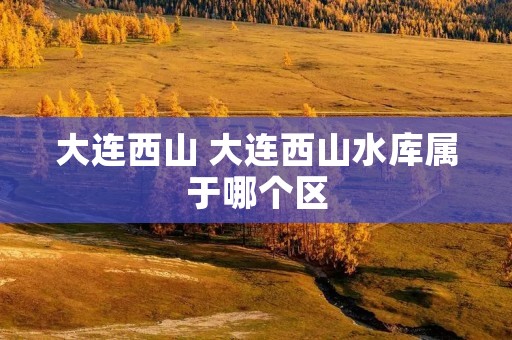 大连西山 大连西山水库属于哪个区