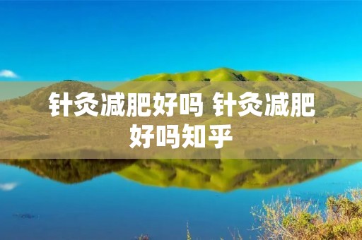 针灸减肥好吗 针灸减肥好吗知乎