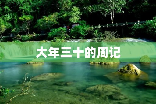 大年三十的周记 大年三十的周记