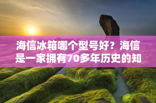 海信冰箱哪个型号好?海信是一家拥有70多年历史的知名家电品牌,其冰箱产品系列也是备受消费者喜爱的。但是,在众多型号中,如何选择一款适合自己的海信冰箱呢?下面,我们就来详细了解一下。 海信冰箱哪个型号好?海信是一家拥有70多年历史的知名家电品牌,其冰箱产品系列也是备受消费者喜爱的。但是,在众多型号中,如何选择一款适合自己的海信冰箱呢?下面,我们就来详细了解一下。