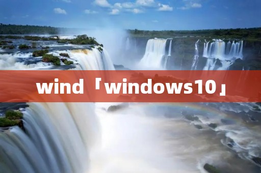 wind「windows10」