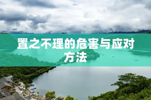 置之不理的危害与应对方法