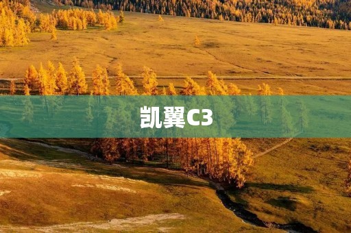 凯翼C3:年轻人的最佳选择 凯翼C3:年轻人的最佳选择