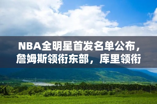 NBA全明星首发名单公布,詹姆斯领衔东部,库里领衔西部 NBA全明星首发名单公布,詹姆斯领衔东部,库里领衔西部