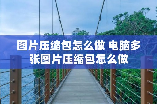 图片压缩包怎么做 电脑多张图片压缩包怎么做