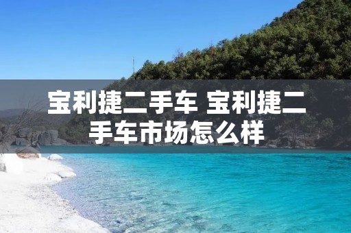 宝利捷二手车 宝利捷二手车市场怎么样