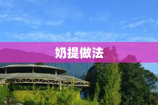 奶提做法:手把手教你制作美味奶提 奶提做法:手把手教你制作美味奶提