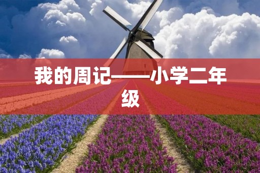 我的周记——小学二年级 我的周记——小学二年级