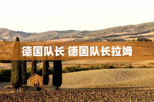 德国队长 德国队长拉姆