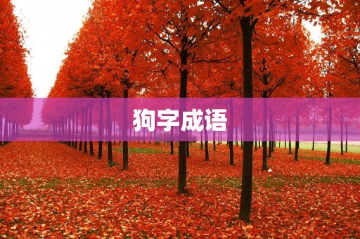 狗字成语：狗急跳墙、狗尾续貂、狗仗人势、狗拿耗子、狗咬耗子、狐假虎威