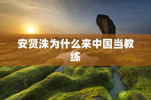 安贤洙为什么来中国当教练 安贤洙为什么来中国当教练
