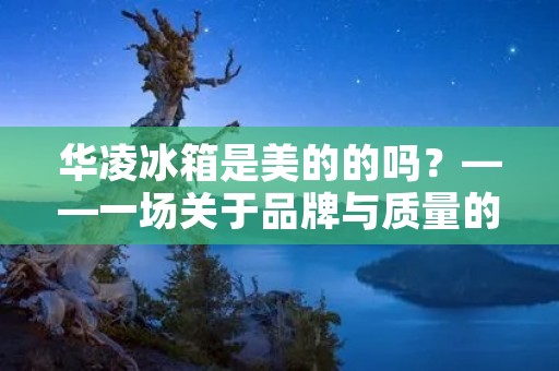 华凌冰箱是美的的吗?——一场关于品牌与质量的探讨 华凌冰箱是美的的吗?——一场关于品牌与质量的探讨