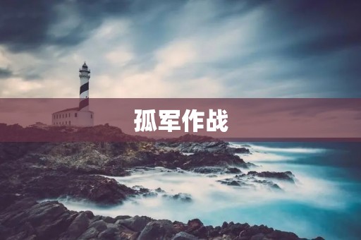 孤军作战：挑战与成长