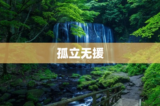 孤立无援:一个人的战斗 孤立无援:一个人的战斗
