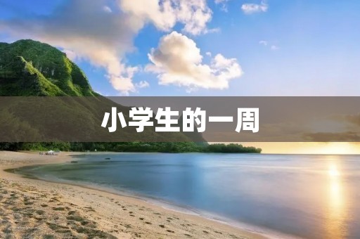 小学生的一周 小学生的一周