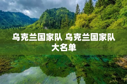 乌克兰国家队 乌克兰国家队大名单
