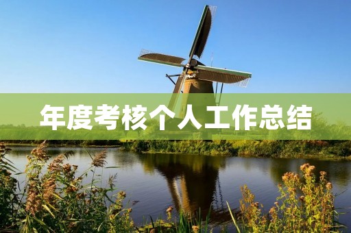 年度考核个人工作总结