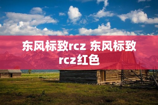 东风标致rcz 东风标致rcz红色
