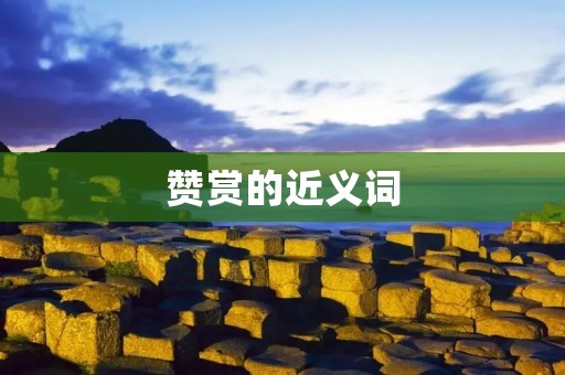 赞赏的近义词:赞扬、称赞、赞美、欣赏、钦佩