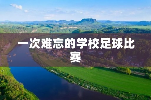 一次难忘的学校足球比赛 一次难忘的学校足球比赛