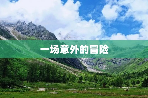 一场意外的冒险