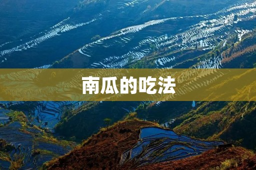 南瓜的吃法:吃出不一样的味道 南瓜的吃法:吃出不一样的味道