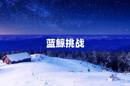 蓝鲸挑战:一场无声的危机 蓝鲸挑战:一场无声的危机