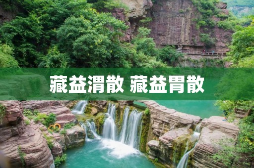 藏益渭散 藏益胃散