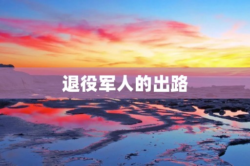 退役军人的出路:选择适合自己的职业 退役军人的出路:选择适合自己的职业