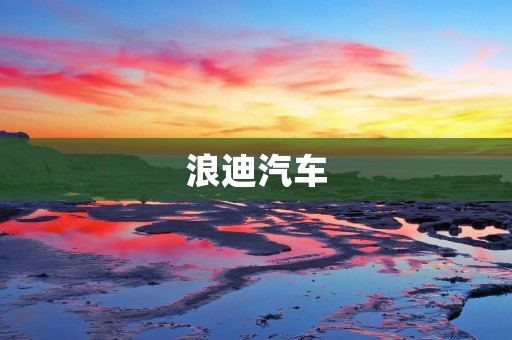 浪迪汽车:打造智能出行新生态 浪迪汽车:打造智能出行新生态