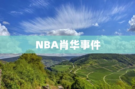 NBA肖华事件:如何保障职业体育联盟的公信力和形象? NBA肖华事件:如何保障职业体育联盟的公信力和形象?