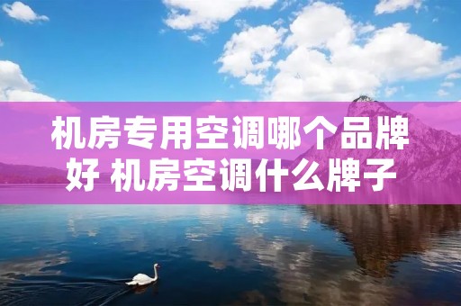 机房专用空调哪个品牌好 机房空调什么牌子好
